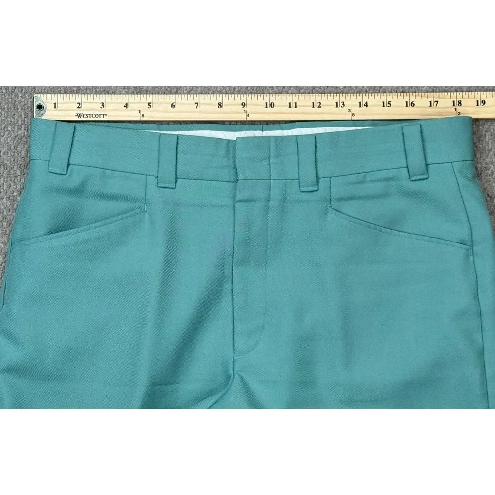 Levi's Panatela Gentlemen's Cut Vtg Men's Green Dress‎ Pants Size 37x29